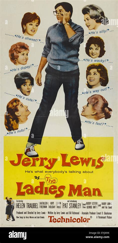 The Ladies Man - Jerry Lewis - 1961- Movie Poster Stock Photo - Alamy