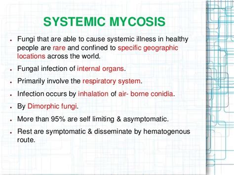 Systemic Mycoses