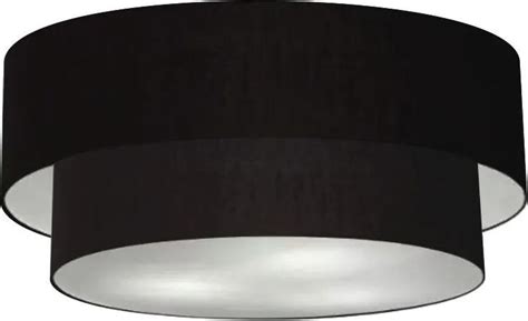 Plafon Para Sala de Jantar Cilíndrico SJ 3063 Cúpula Cor Preto BIANO