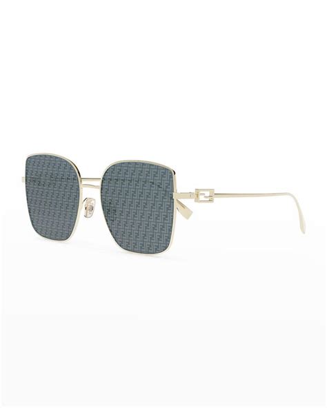 Fendi Logo Metal And Plastic Cat Eye Sunglasses 塑料 金属 别样海外购