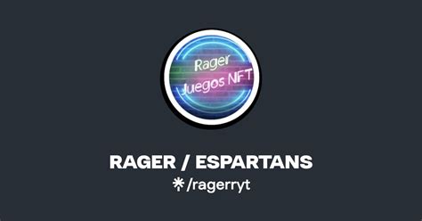 RAGER ESPARTANS Twitter Twitch Linktree