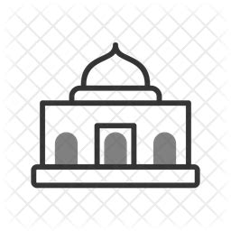 Masjid Icon - Download in Line Style