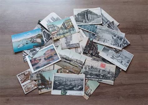 Lot De Cartes Postales Anciennes De Diff Rents Pays Eur