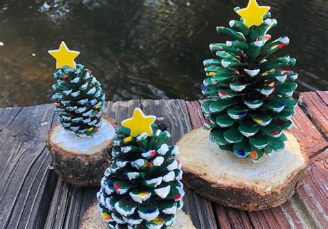 How To Make Pinecone Christmas Trees Macaroni KID Leominster Clinton