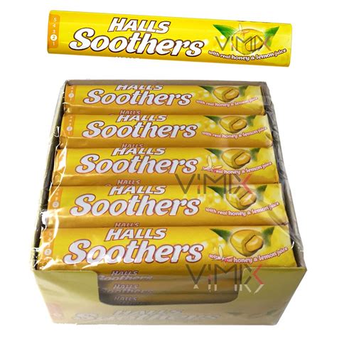 Buy Half Box Of Halls Soothers 10 X 45 G Packs 4 Types Flavoured Sweets