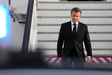 Conflit Isra L Hamas Arriv En Jordanie Que Va Faire Emmanuel Macron