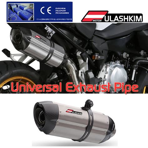 Universal Exhaust Pipe Motorcycle Exhaust Pipe Modified Muffler Ellipse