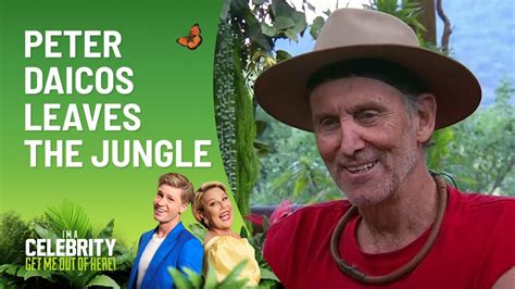 Peter Daicos Leaves The Jungle I M A Celebrity Get Me Out Of Here