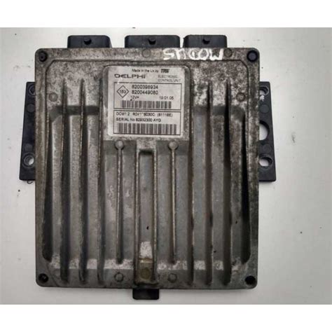 Engine Control Unit Ecu Motor Renault Modus Dci