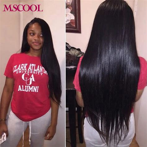 Cheap ali moda hair malaysian straight hair 6a 3 bundles malaysian ...