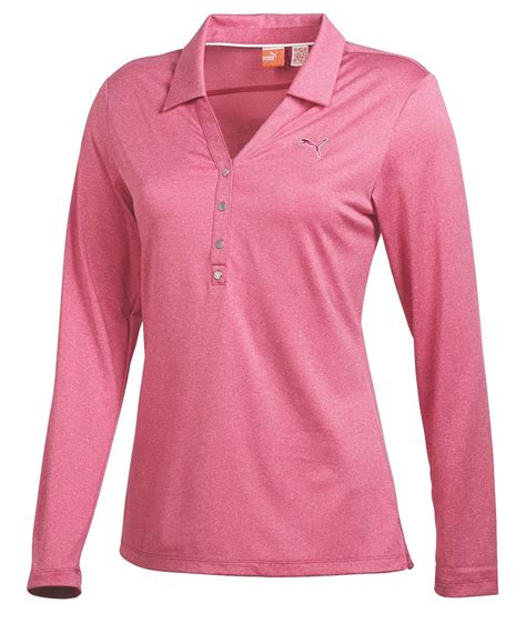 Puma Golf Ladies Long Sleeve Polo Shirt Golfonline