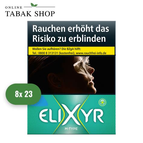 Elixyr Plus Zigaretten Menthol Filter Kaufen Online Tabak Shop