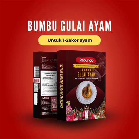 jual bumbu gulai ayam padang  asli minangkabau  rabundo bumbu