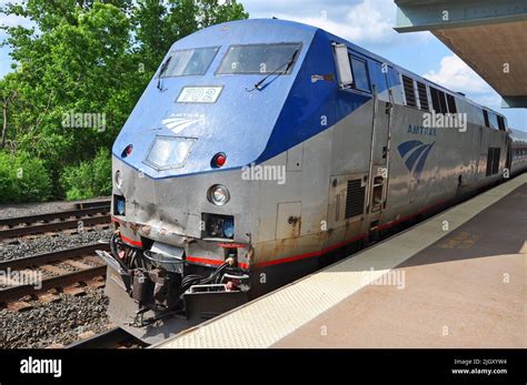 Amtrak General Electric Ge P42dc Genesis Locomotive At William F Walsh Regional Transportation