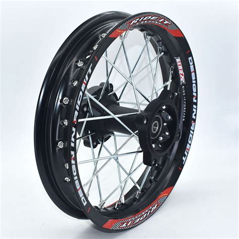 Dirt Bike Eixo Preto 12mm Ou 15mm 1 85x12 Aro Da Roda Traseira