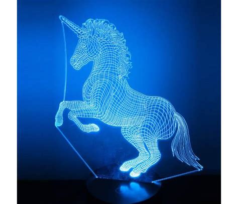 Unicorn D Optical Illusion Led Hologram Lamp New Tech Store