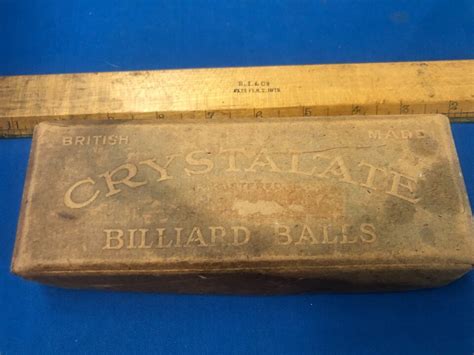 Antique Vintage Crystalate Billiards Pool Ball Set Ebay