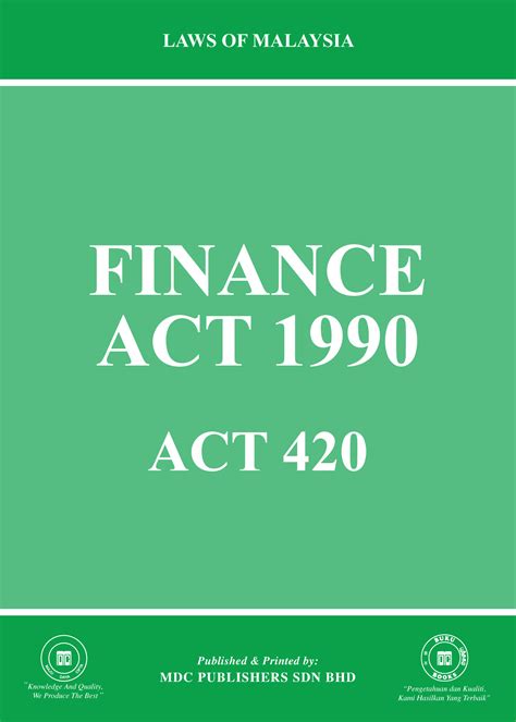laws  malaysia finance act