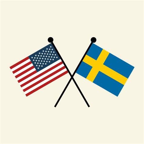 60+ American Flag Swedish Flag Usa Sweden Stock Photos, Pictures ...