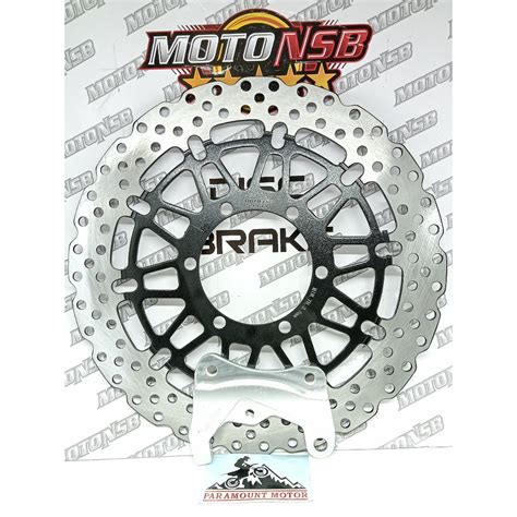 Jual Disc Brake Piringan Cakram Depan KLX 150 Dtracker 320mm MOTONSB