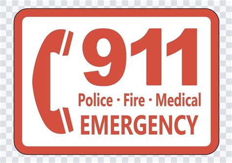 Call 911 Sign 2300893 Vector Art At Vecteezy