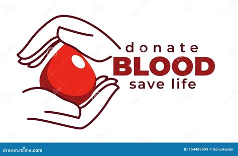 Donate Blood And Save Life Isolated Icon Transfusion Stock Vector