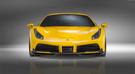 806551 4K 2016 Novitec Rosso 488 GTB Ferrari Yellow Metallic