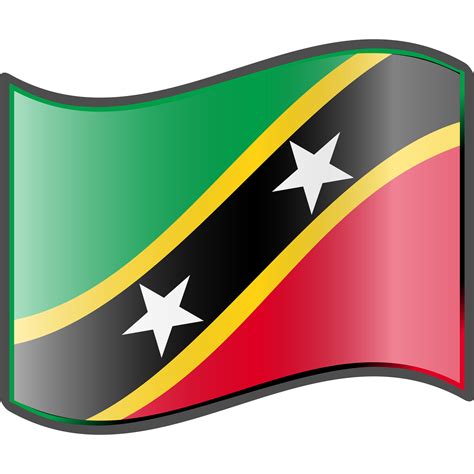 Saint Kitts And Nevis Flag Png Clipart Png Mart