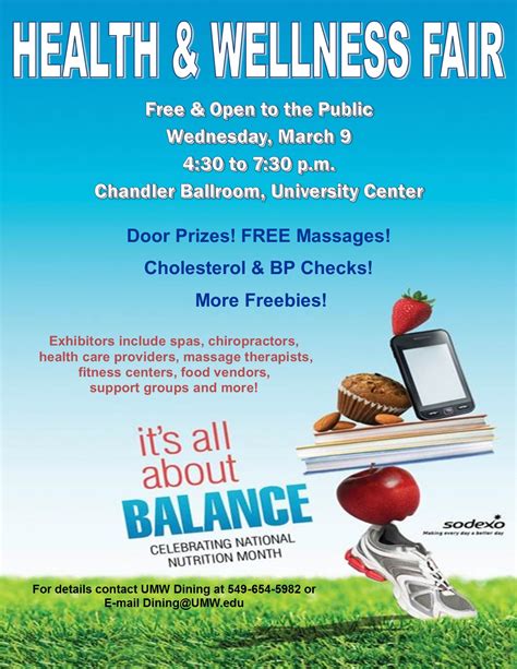 Health And Wellness Fair March 9 Celebrates National Nutrition Month