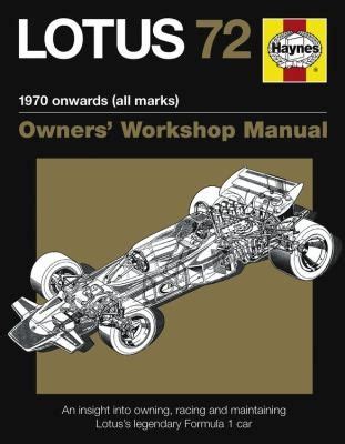 Lotus 72 Manual An Insight Into Owning Racing And Maintaining Lotuss Legendary Formula 1 Car Haynes Owners Workshop Manuals