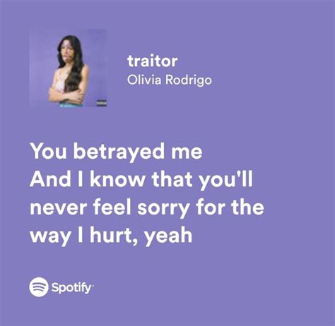 traitor - Olivia Rodrigo (lyrics) | Lagu, Stiker