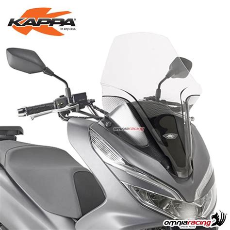 Windscreen Kappa Transparent 60 5x43 5cm With Brackets For Honda