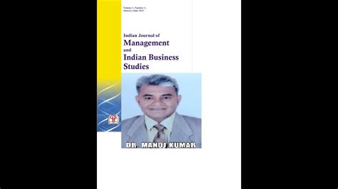 Business Management Professor Dr Manoj Kumar Maa Yashodhara Pvt Iti