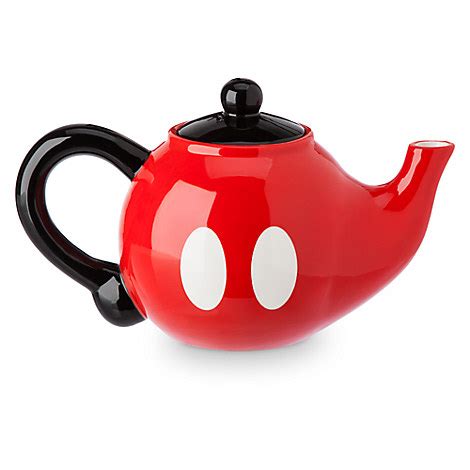 Disney Teapot Mickey Mouse Colorful Kitchen Red