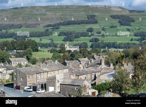 Village Of Gayle In Wensleydale With St Margarets Parish Church In