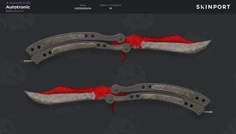 Butterfly Knife Autotronic Battle Scarred Counter Strike Skinport