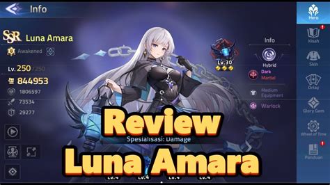 Review Hero Luna Amara Hero Tinted Mirage Mobile Legends Adventure