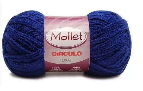 Lã Mollet 100g Kit 15 Novelos escolha As Cores Tricô