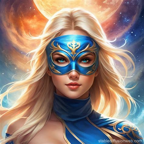 Ninja Maiden With Blonde Hair Stable Diffusion Online