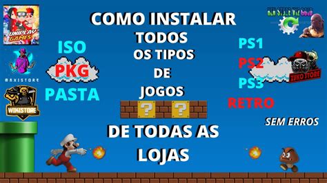 Como Instalar Todos Os Tipos De Jogos Das Lojas Ps Hen Cfw Sem Erros