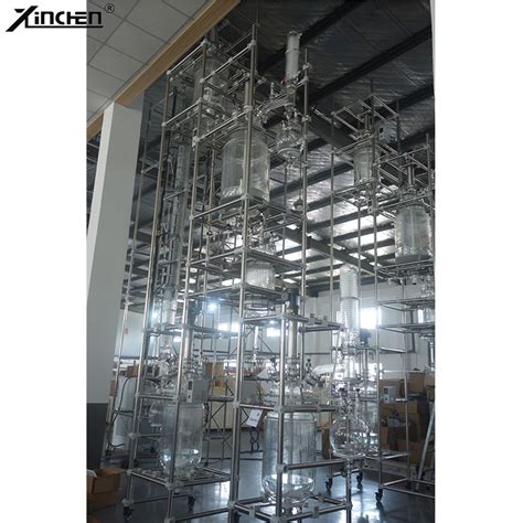 L Lab Continuous Stirred Glass Jacketed Reactor Pilot Plant Reactor