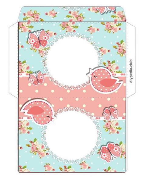 Floral Envelope Templates For Printing • Diypedia