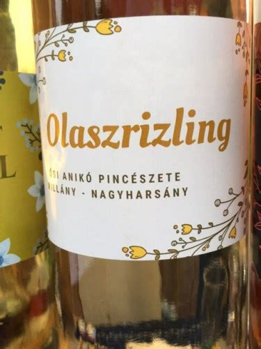 Ősi Anikó Pincészete Olaszrizling Vivino Australia