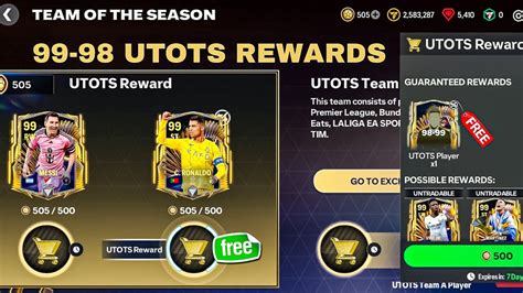 Rated Utots Pack Opening In Fc Mobile Free Utots Cards