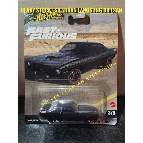 Jual Hot Wheels Premium Fast Furious Plymouth AAR Cuda Shopee Indonesia