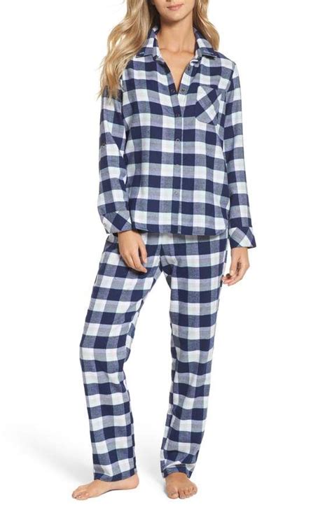 Make Model Flannel Girlfriend Pajamas Nordstrom