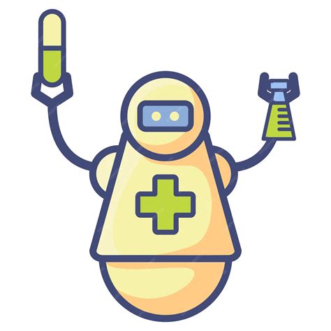 Premium Vector | The automated medical mechanism ambulancehealth robot