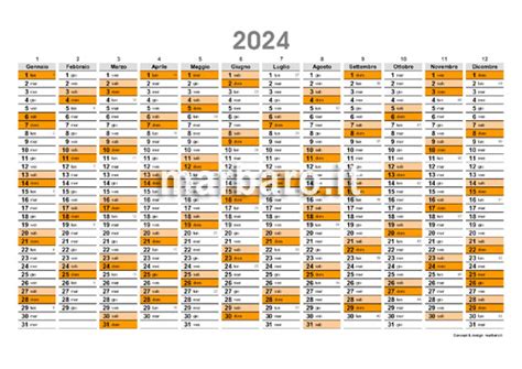 Planner 2024 Con Settimane Da Stampare NBKomputer