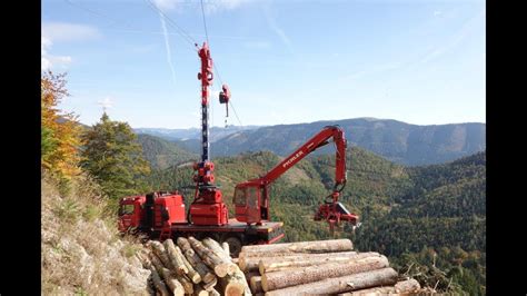 Tower Yarder Cable Line System Skyline For Logging Youtube