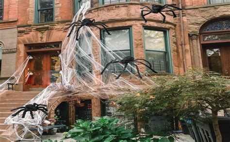 Amazon Halloween Spider Decorations 8 PCS Giant Spider Halloween